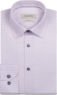 Bugatchi James OoohCotton® Geometric Print Button-Up Shirt