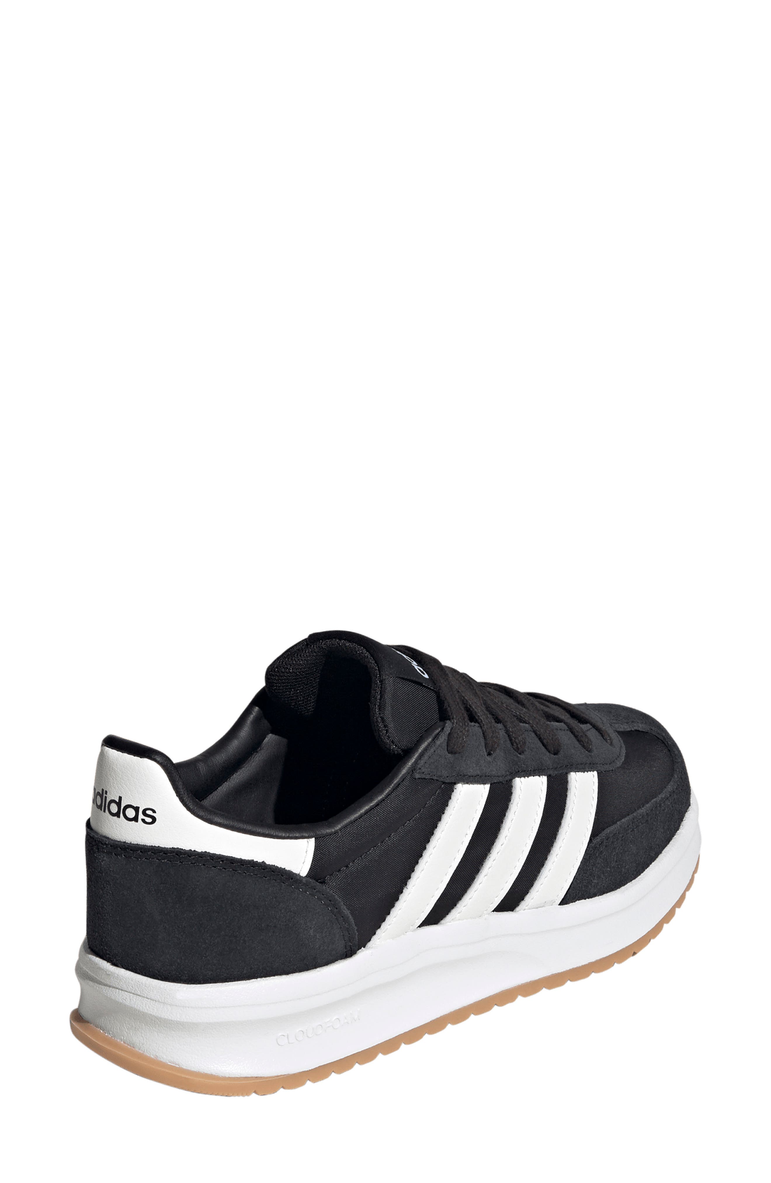 adidas Run 70s 2.0 Sneaker, Alternate, color, Black/ White/ White