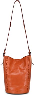 OLD TREND Juniper Genuine Leather Woven Barrel Crossbody Bag