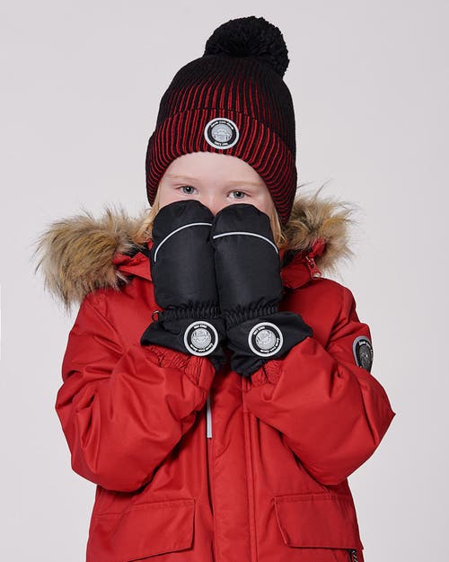 Deux Par Deux Gender Inclusive Winter Mittens Play In Black