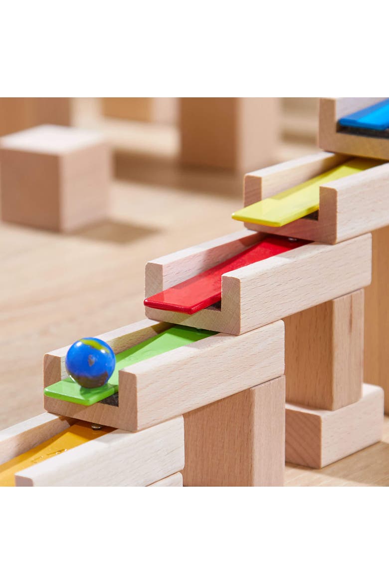 Melodious Building Bricks - Wooden Marble Run Accessory, Alternate, color, Multi