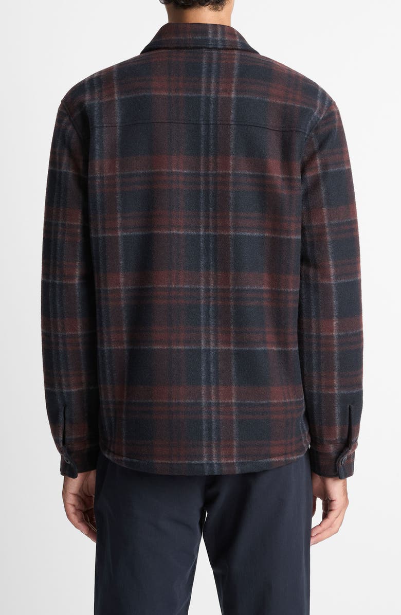 Vince Plaid Shirt Jacket, Alternate, color, Coastal Combo