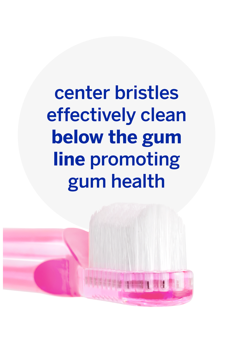 2-Pack New Generation 45° Patented Long Toothbrush, Alternate, color, Pink