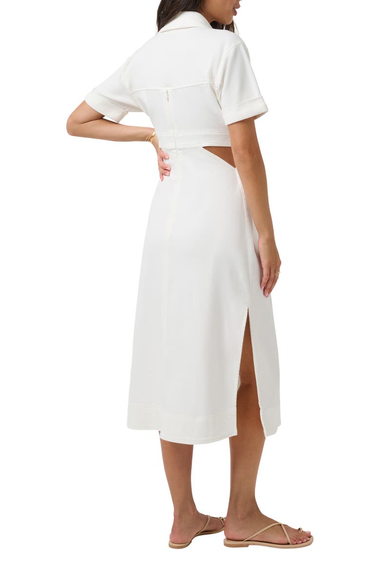 TravisMathew Everyday Cutout Maxi Shirtdress, Alternate, color, 