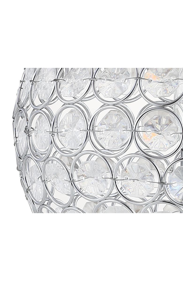 JONATHAN Y Gemma Acrylic/Metal LED Table Lamp, Alternate, color, Clear/Chrome