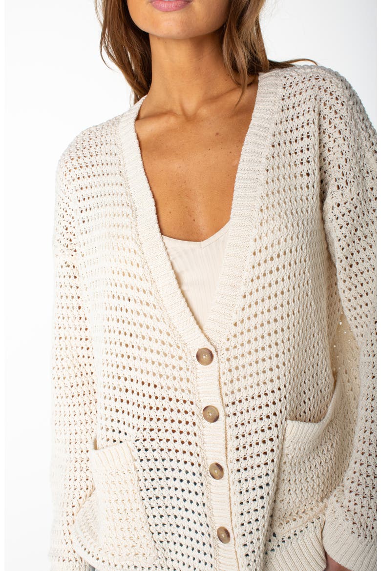Tamarindo Open Stitch Cardigan, Alternate, color, DEW