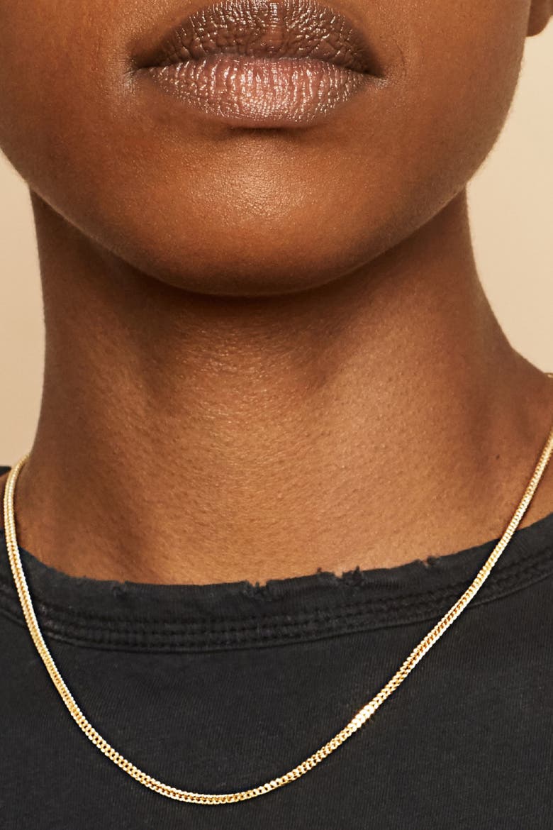 10K Gold Medici Franco Chain Necklace, Alternate, color, Yellow Gold