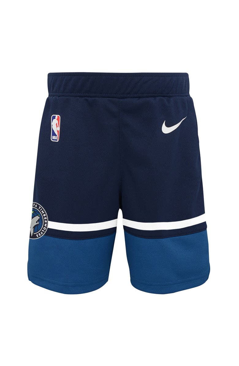 Nike Preschool Nike Navy Minnesota Timberwolves Icon Replica Shorts, Alternate, color, Navy