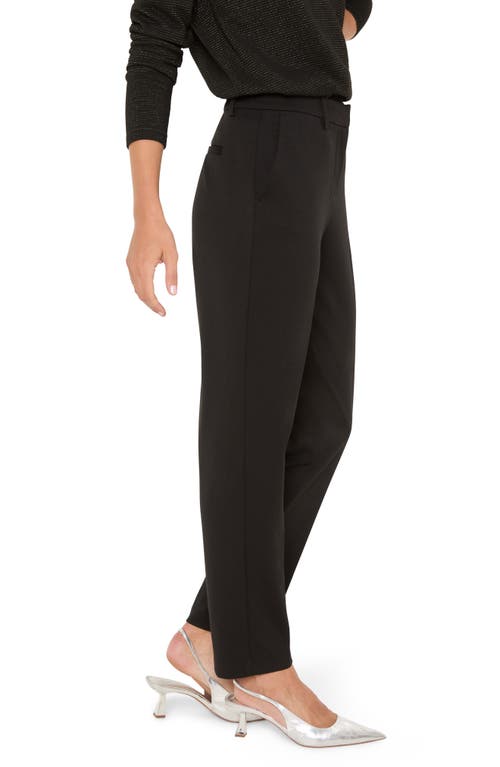 Nic + Zoe Nic+zoe Ponte Straight Leg Pants In Black