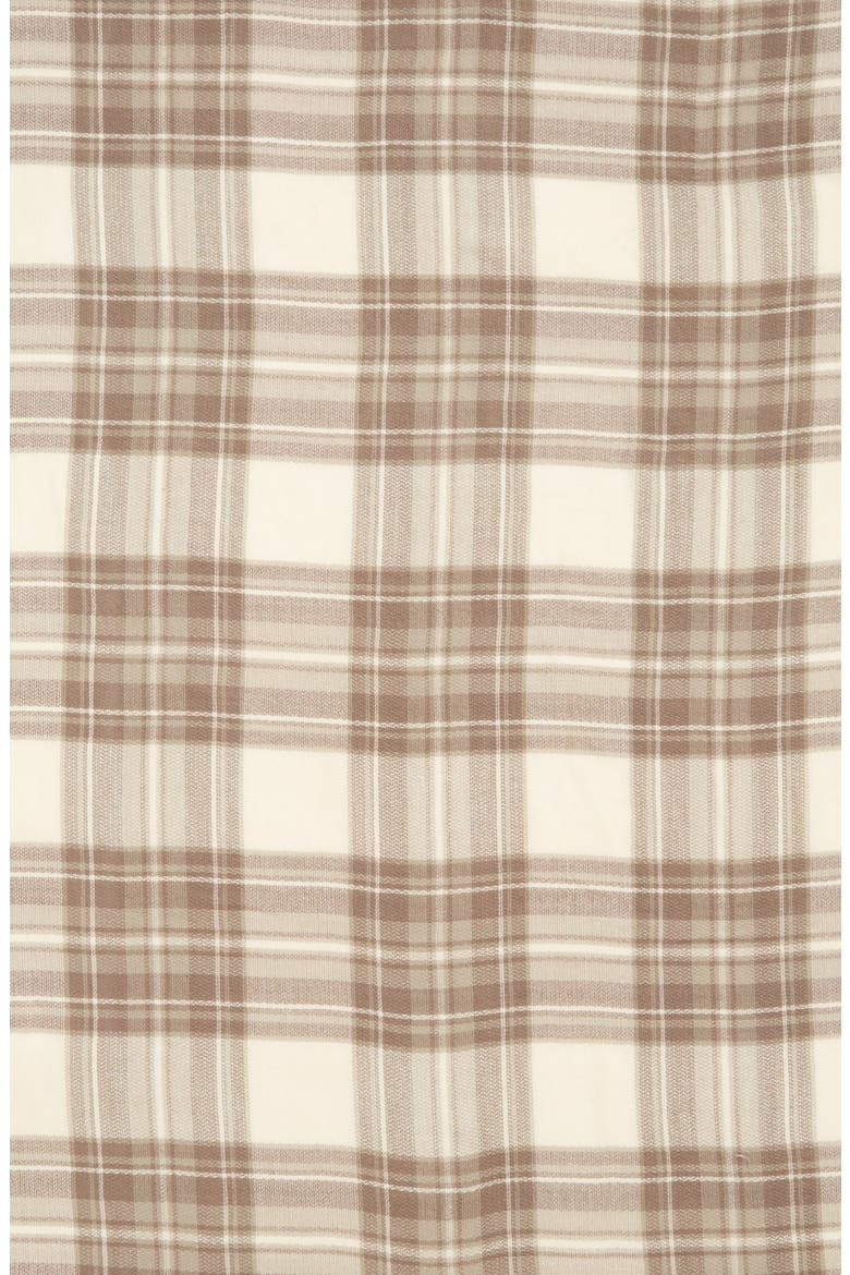 Plaid Square Scarf, Alternate, color, GREY MULTI