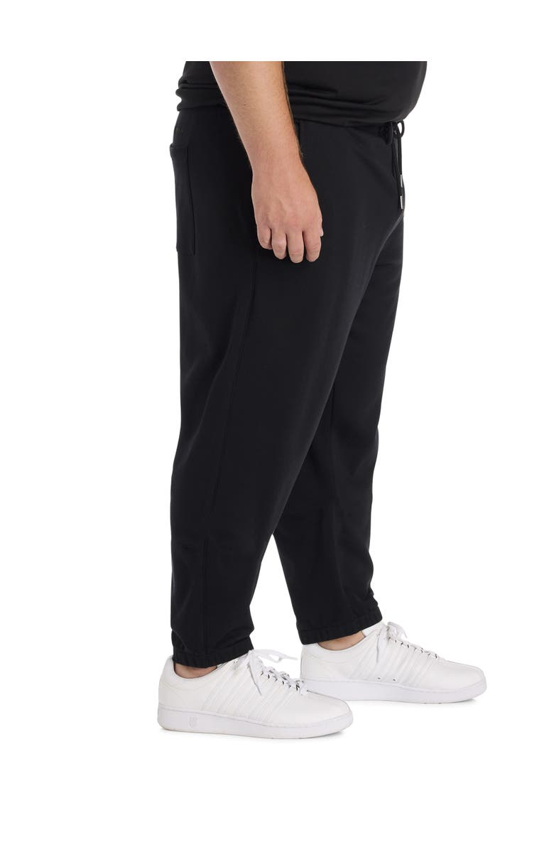 Psycho Bunny Big & Tall Sayer Embroidered Sweatpants, Alternate, color, Black