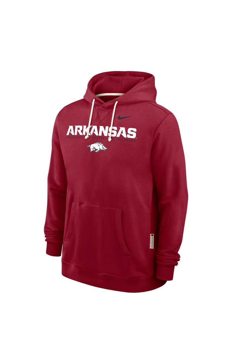 Nike Men's Nike Cardinal Arkansas Razorbacks 2025 Sideline Performance Pullover Hoodie, Alternate, color, Cardinal