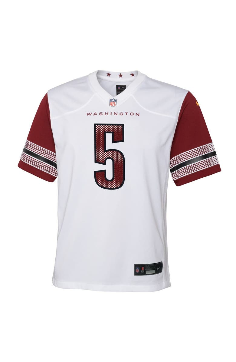 Nike Youth Nike Jayden Daniels White Washington Commanders Game Jersey, Alternate, color, White