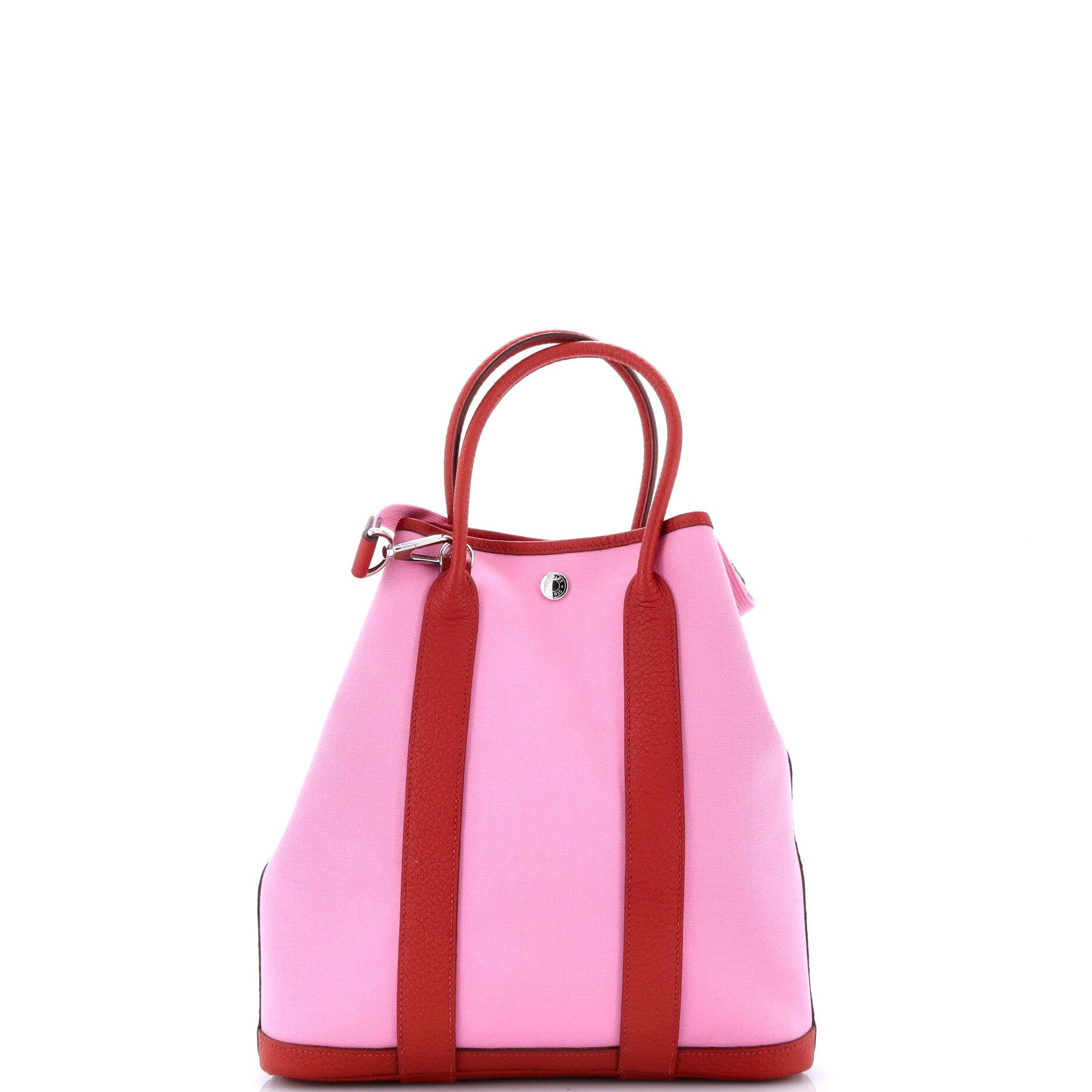 Garden File Tote Toile and Leather 28, Alternate, color, Bubblegum