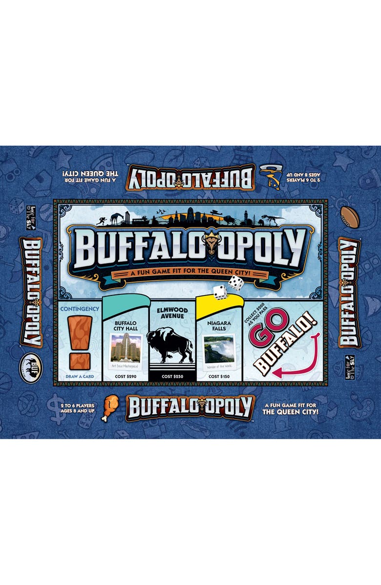 Late for the Sky Buffaloopoly Monopoly Board Game, Main, color, Multicolored