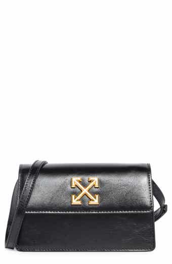 Off-White Convertible Leather Crossbody Bag