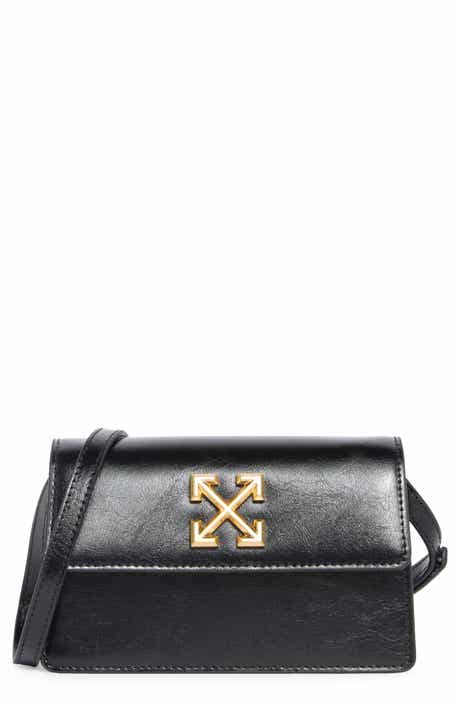 Off-White Convertible Leather Crossbody Bag