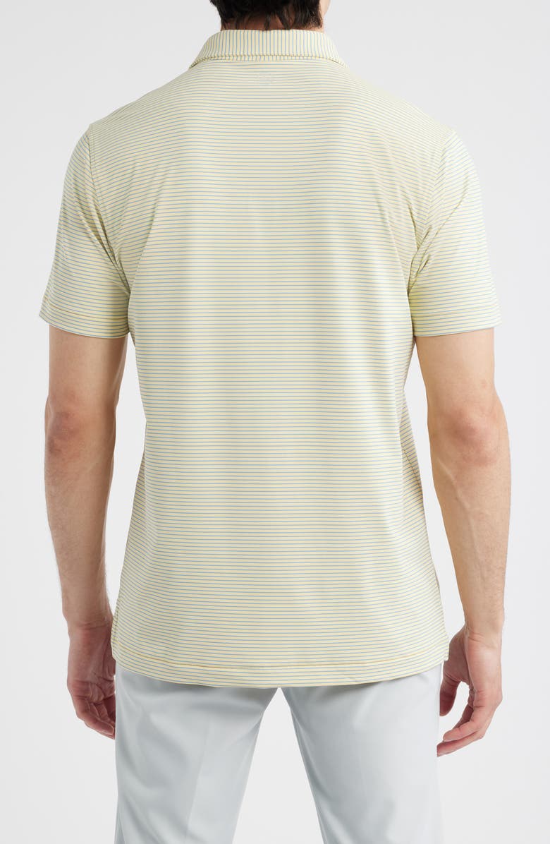 Peter Millar Crown Crafted Ballad Stripe Performance Polo, Alternate, color, Crenshaw