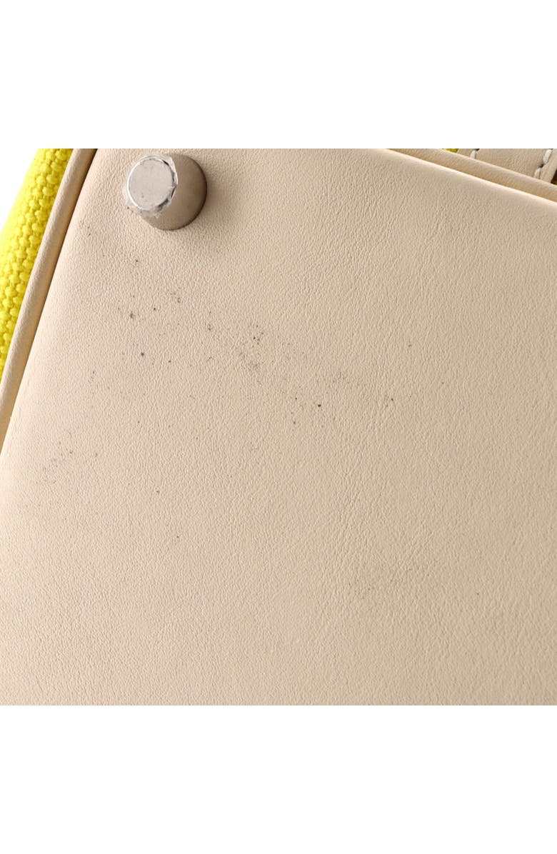 Pre-Owned Hermes Cargo Picotin Lock Bag Canvas and Swift PM, Alternate, color, Jaune Citron