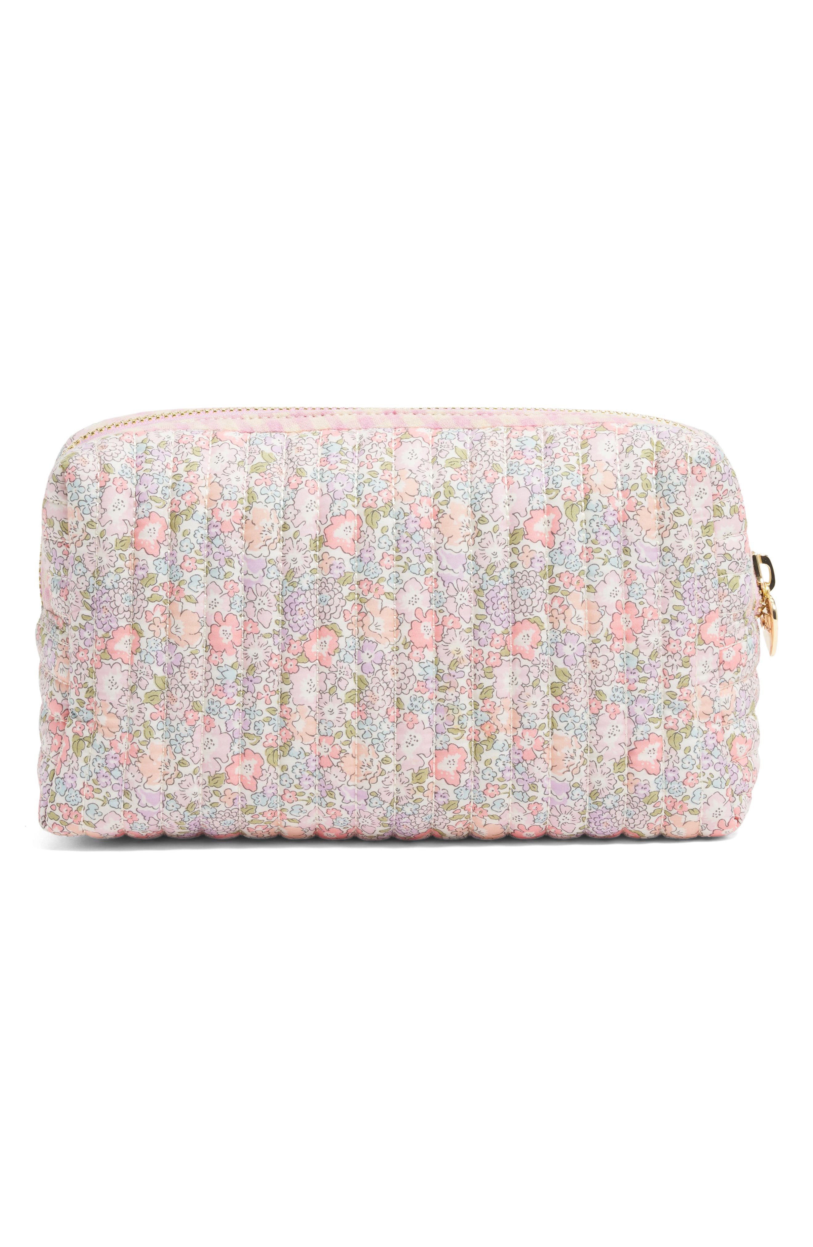Stoney Clover Lane x Liberty Small Quilted Cotton Pouch, Alternate, color, Michelle