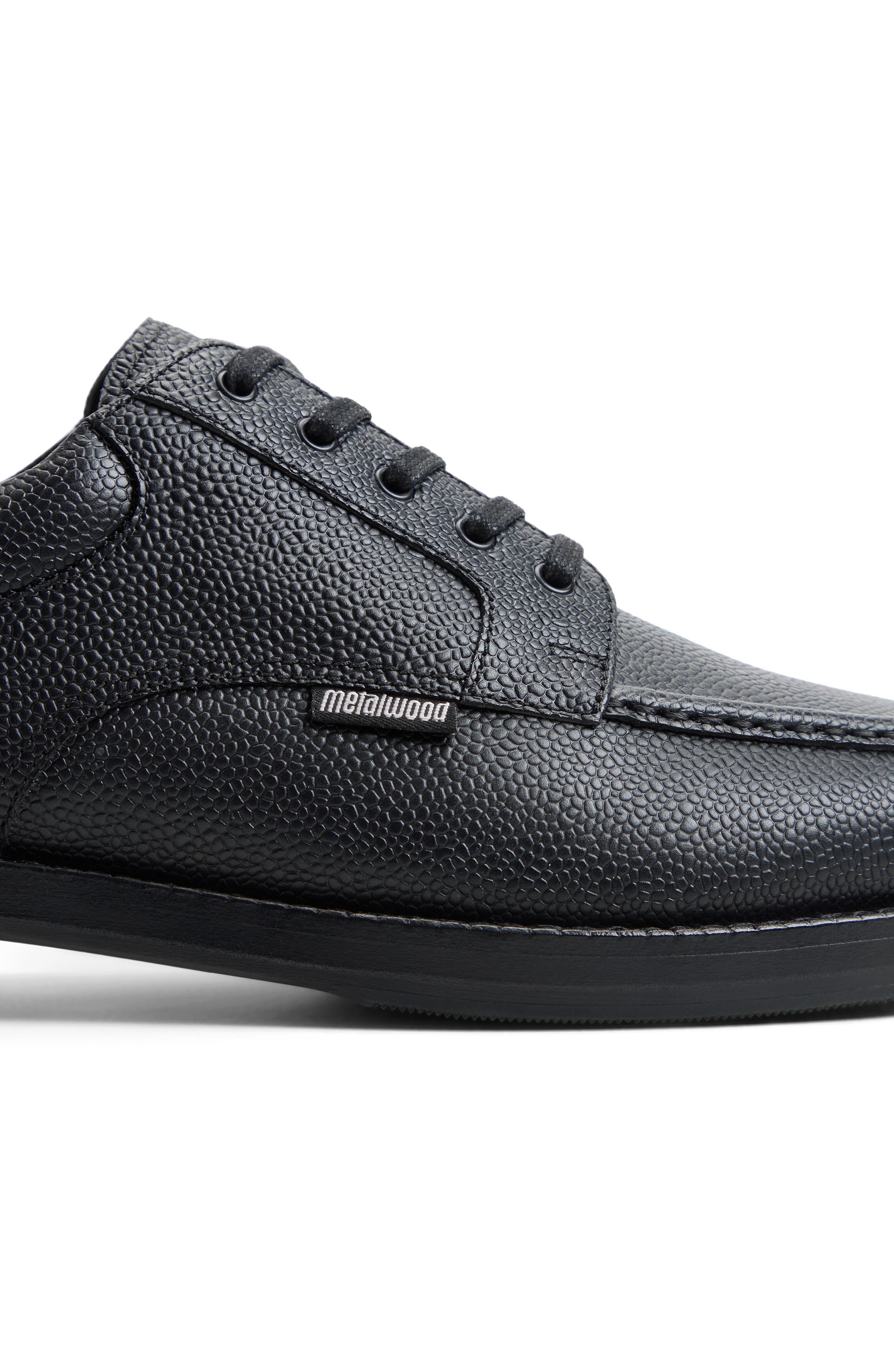 Sportocasin Leather Moc Derby, Alternate, color, BLACK