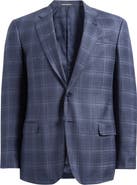 Emporio Armani G-Line Blue Check Slub Sport Coat