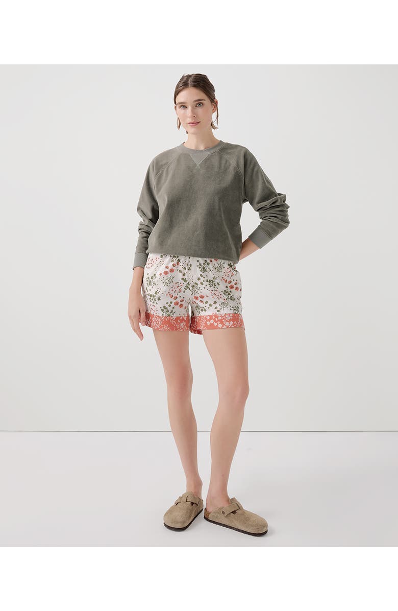 Pact Organic Staycation Sleep Short, Alternate, color, 