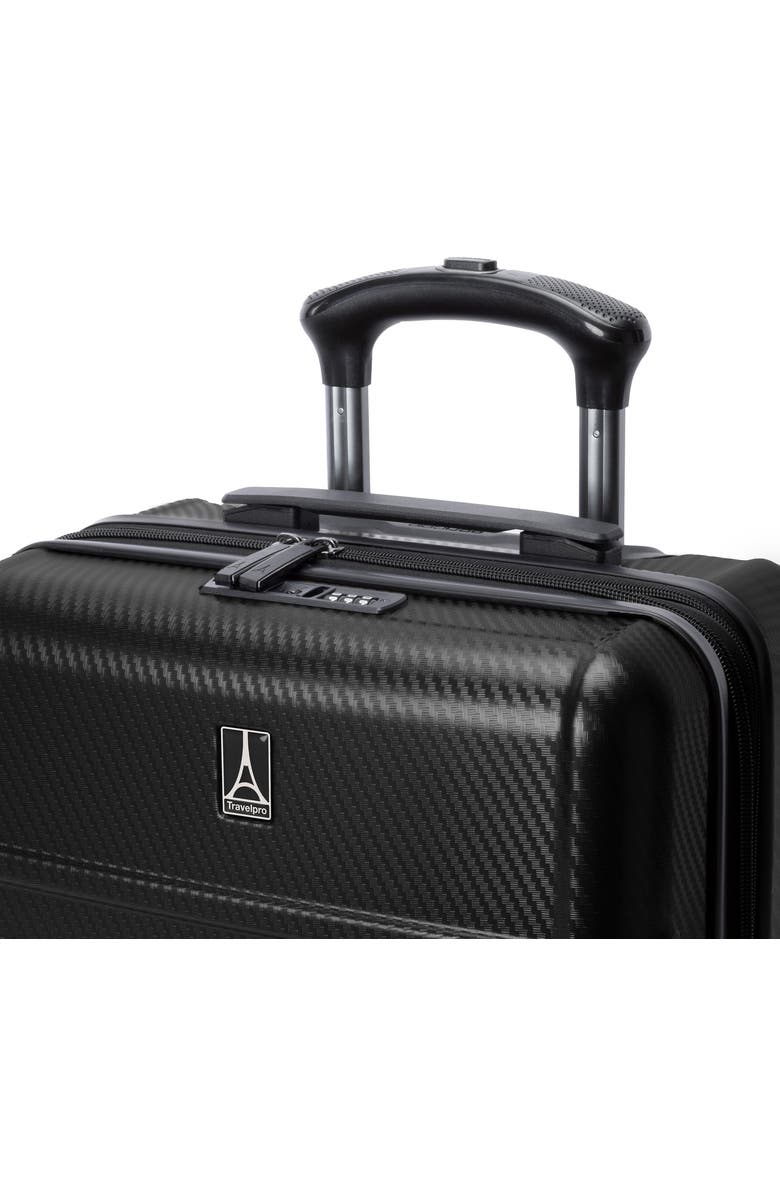 TRAVELPRO Rollmaster<sup>™</sup> Lite 2 20-Inch Expandable Carry-On Hardside Spinner Luggage, Alternate, color, Black Carbon Fiber