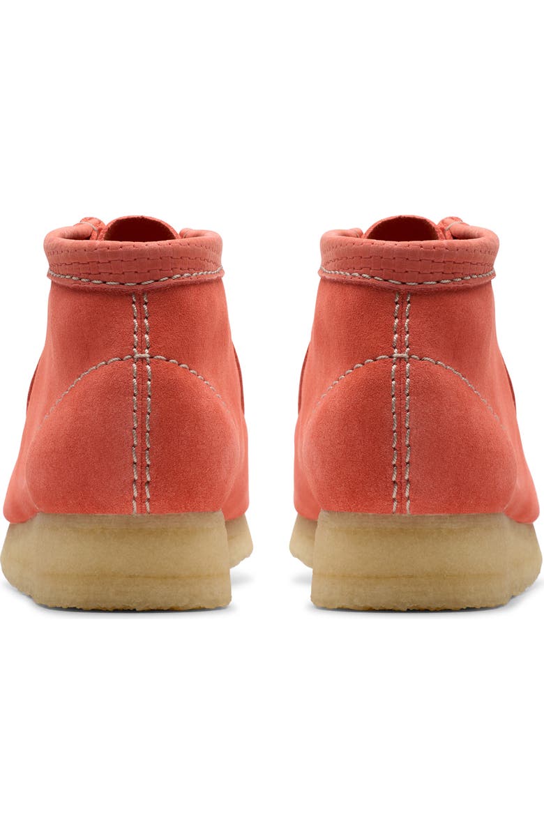 Clarks<sup>®</sup> Originals Wallabee Chukka Boot, Alternate, color, Coral Suede