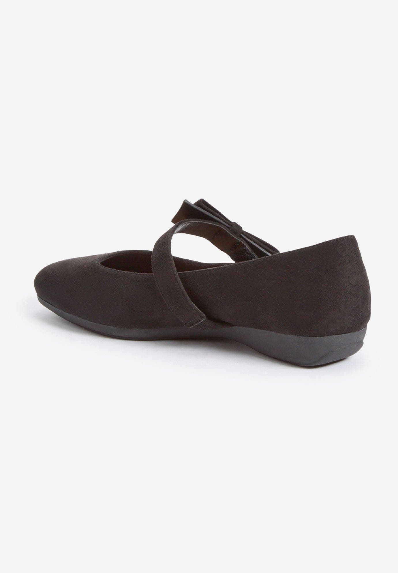 Comfortview The Bobbi Flat, Alternate, color, Black