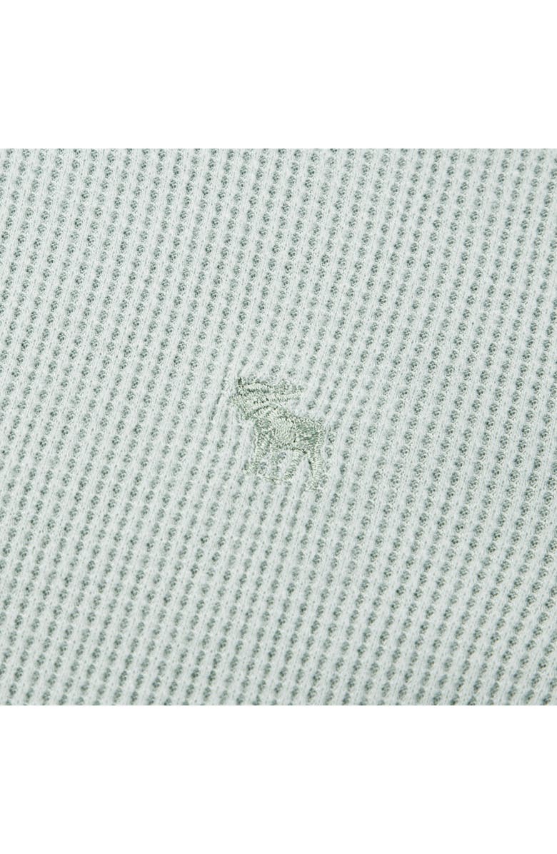 abercrombie kids Kids' Waffle Knit Flare Pajamas, Alternate, color, Pale Green