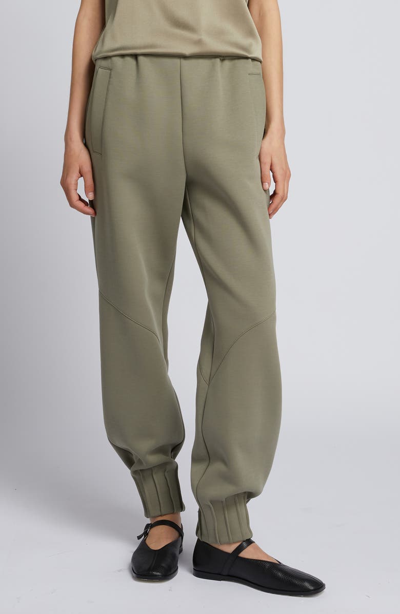 MM by Max Mara Vista Joggers, Main, color, Horn Grey Green