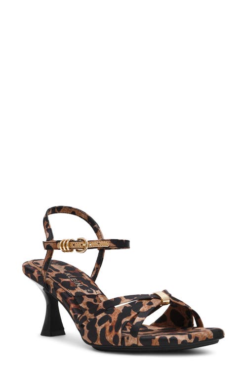 Anne Klein Jelena Ankle Strap Sandal In Leopard