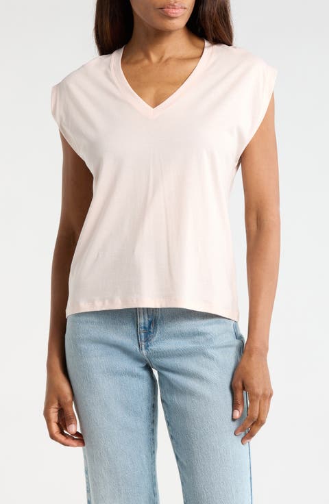 V-Neck Pima Cotton T-Shirt