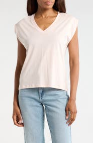 Nordstrom V-Neck Pima Cotton T-Shirt