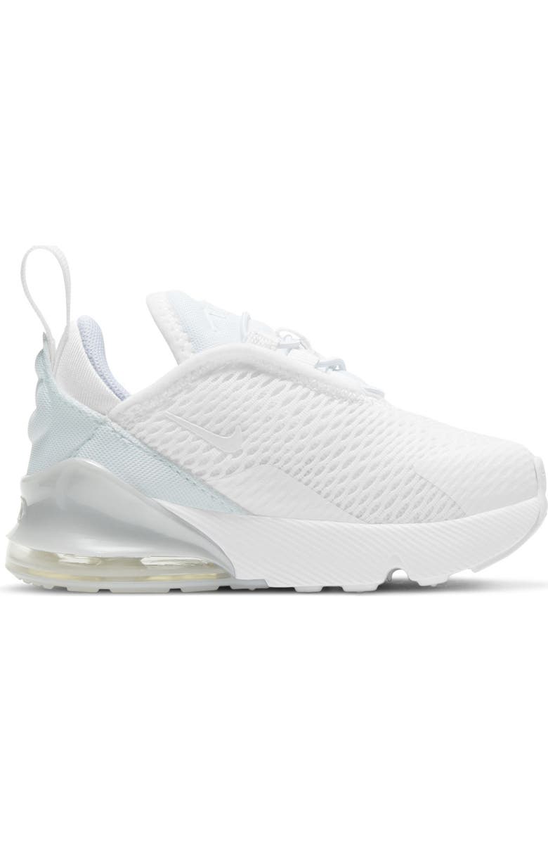Nike Kids' Air Max 270 Sneaker, Alternate, color, 103 White/White