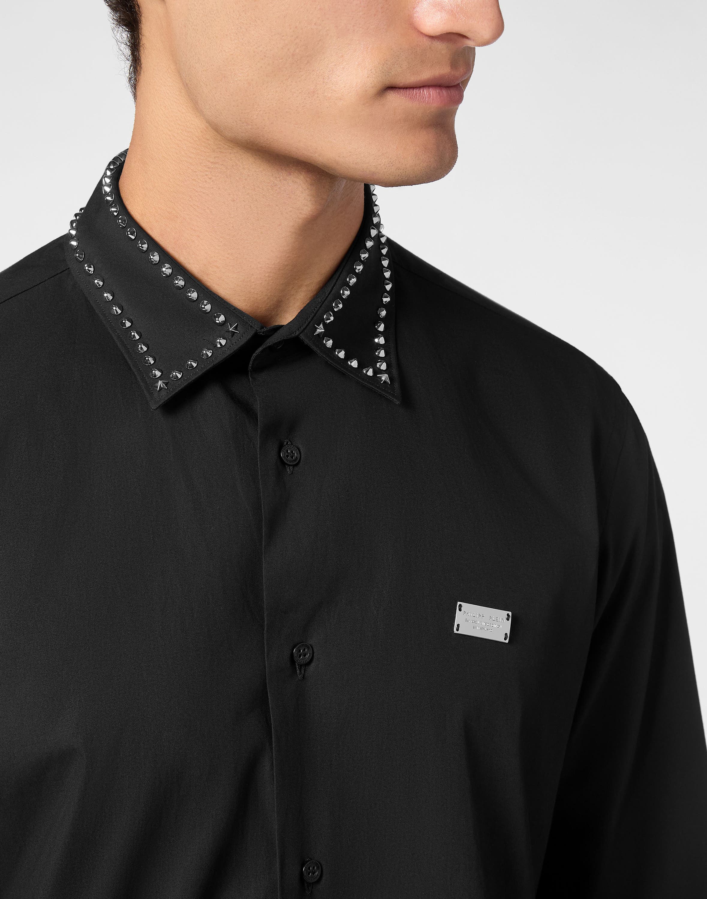PHILIPP PLEIN Shirt Sugar Daddy Cut Ls Studs Men (Men) | Nordstrom