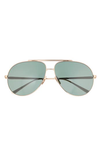 Diff Denver 61mm Aviator Sunglasses In Gold