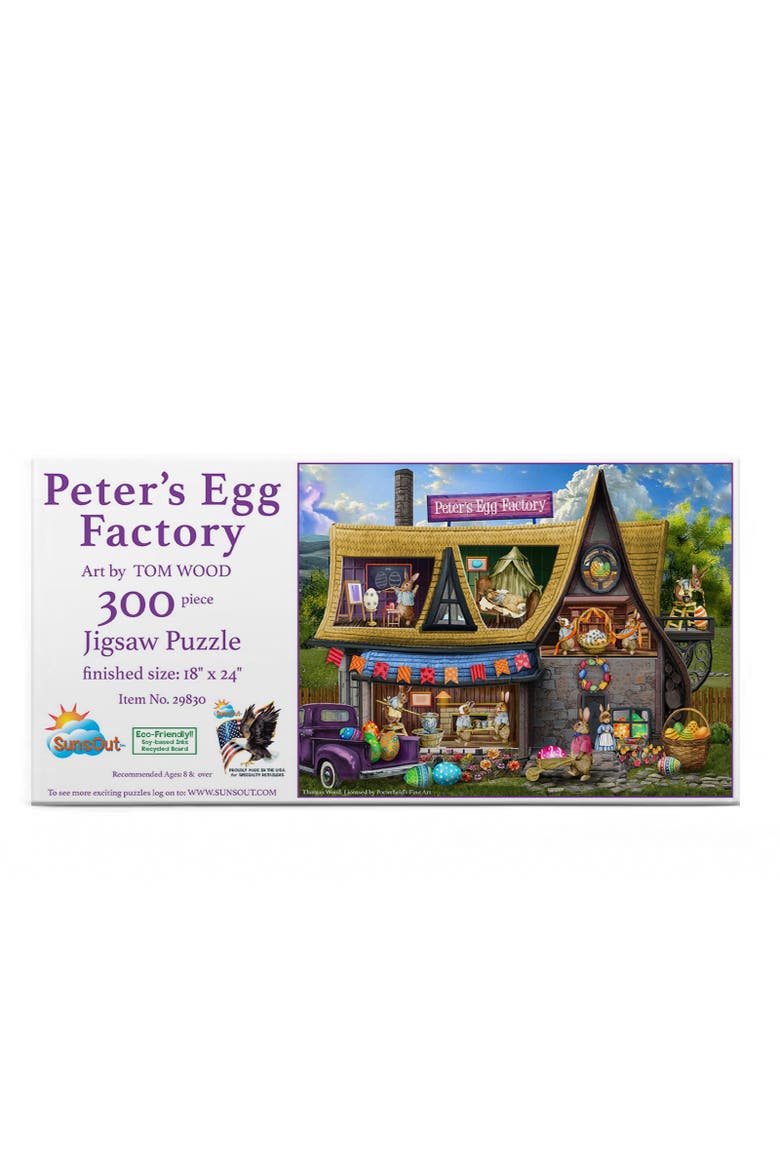 Peter's Egg Factory 300 piece Jigsaw Puzzle for Adults, Alternate, color, Multicolor