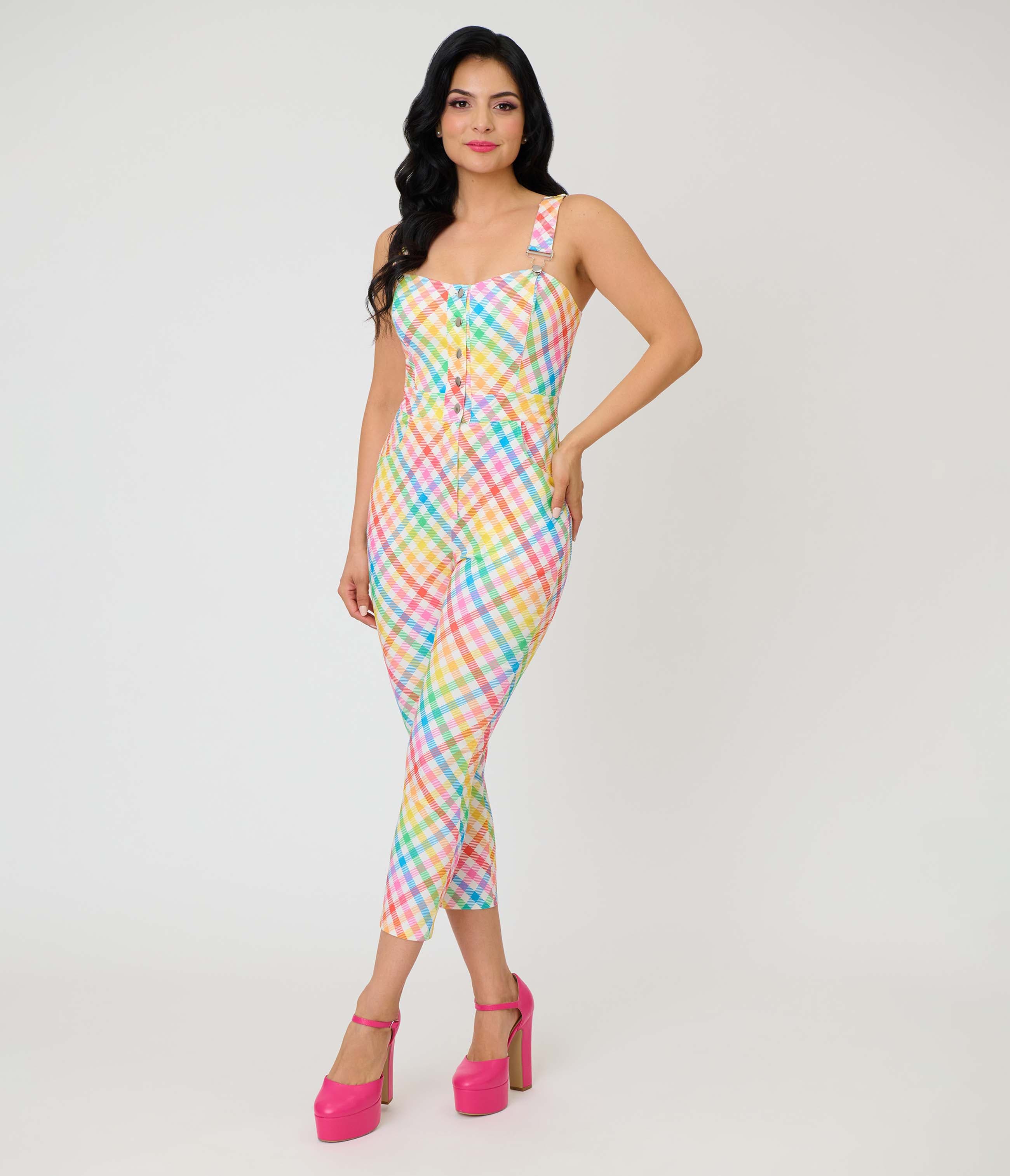 selected White Rainbow Gingham