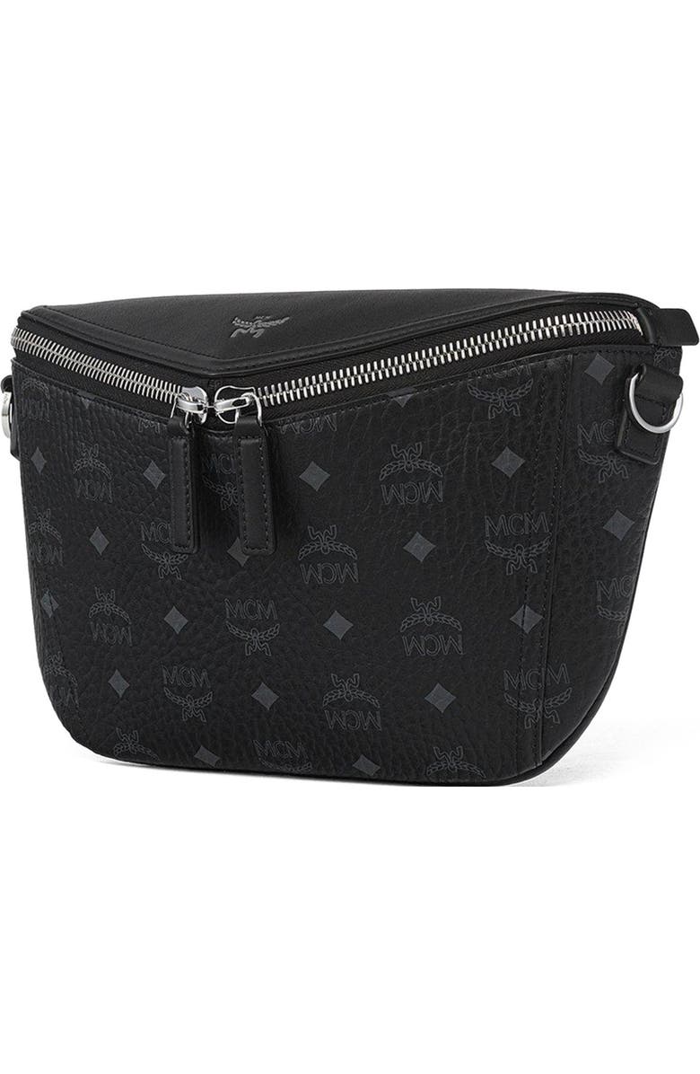 MCM Small Diamant 3D Crossbody in Visetos Leather Mix, Alternate, color, Bk