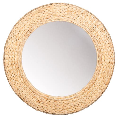 Kaplan Early Learning Company Sense Of Place Circle Acrylic Wall Mirror In Sand