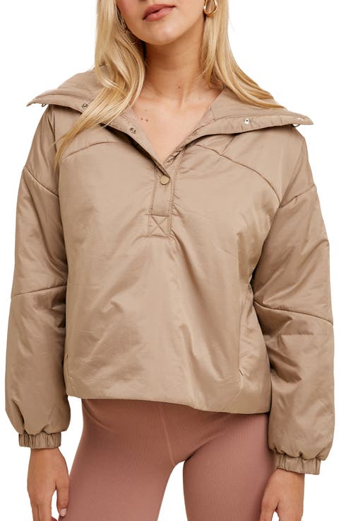 Hooded Nylon Anorak Jacket