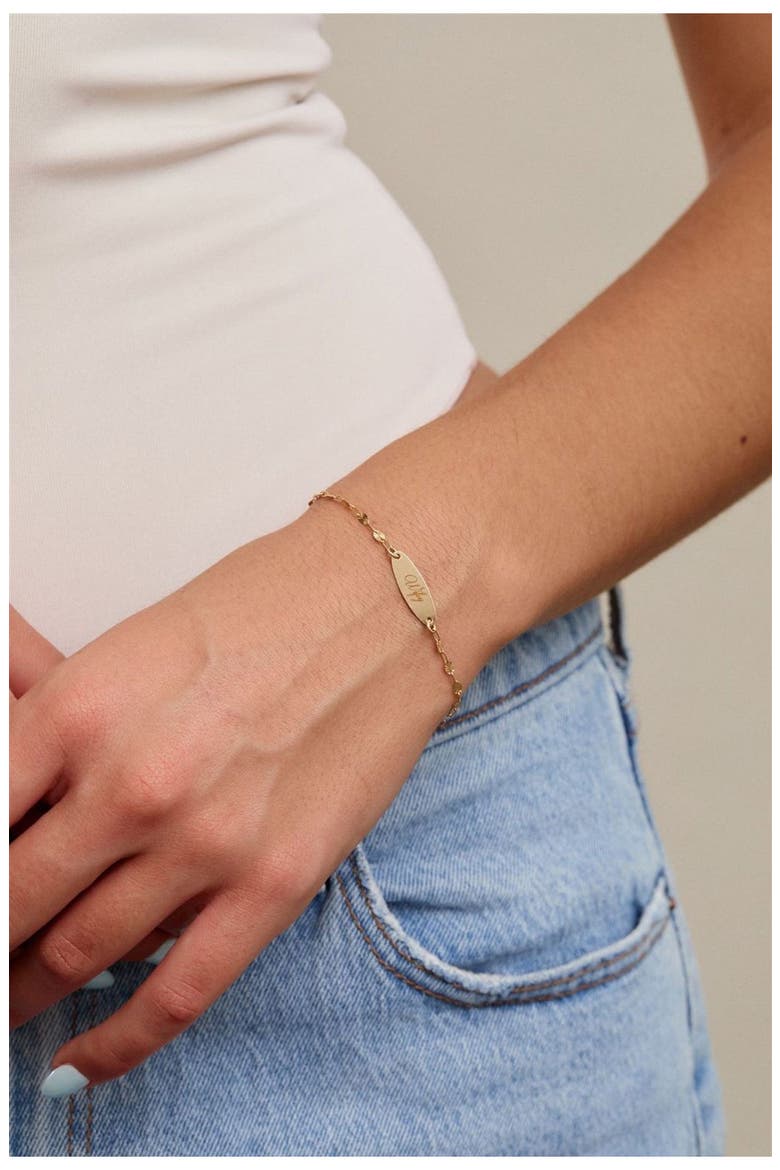 Wifey Banks Bracelet, Alternate, color, GOLD