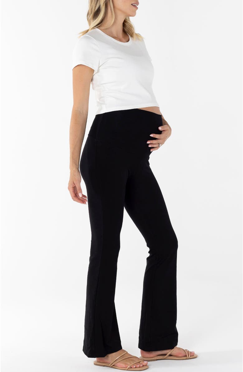 Angel Maternity Celia Maternity Cotton Crop Tee, Alternate, color, 