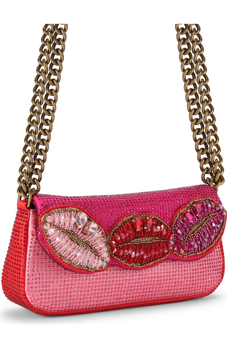 Kurt Geiger London Pickle Kiss Shoulder Bag, Alternate, color, Open Pink