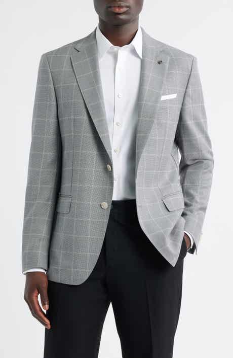BOSS Hutson Check Virgin Wool Sport Coat