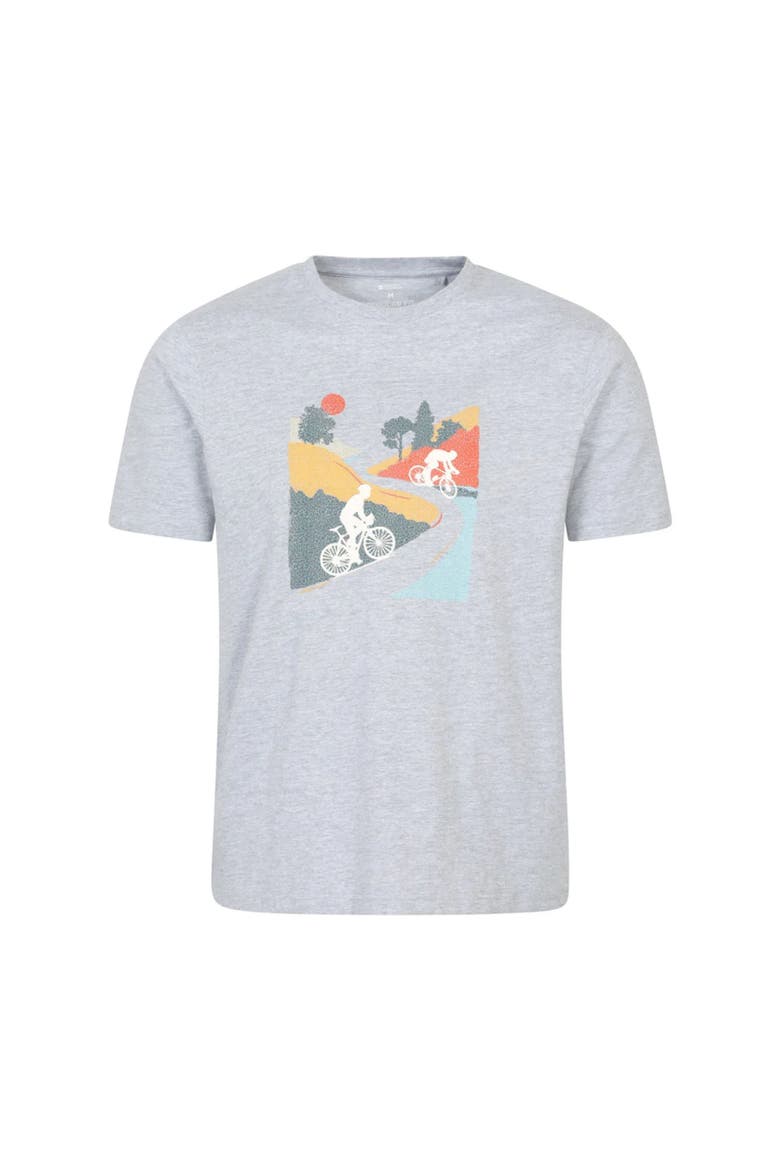 Gender Inclusive Mountain Bike Cotton T-Shirt, Main, color, Alloy Grey