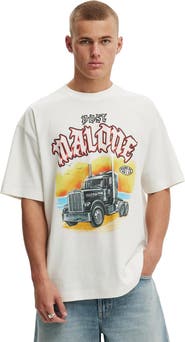 Cotton On Box Fit Premium Music T-Shirt