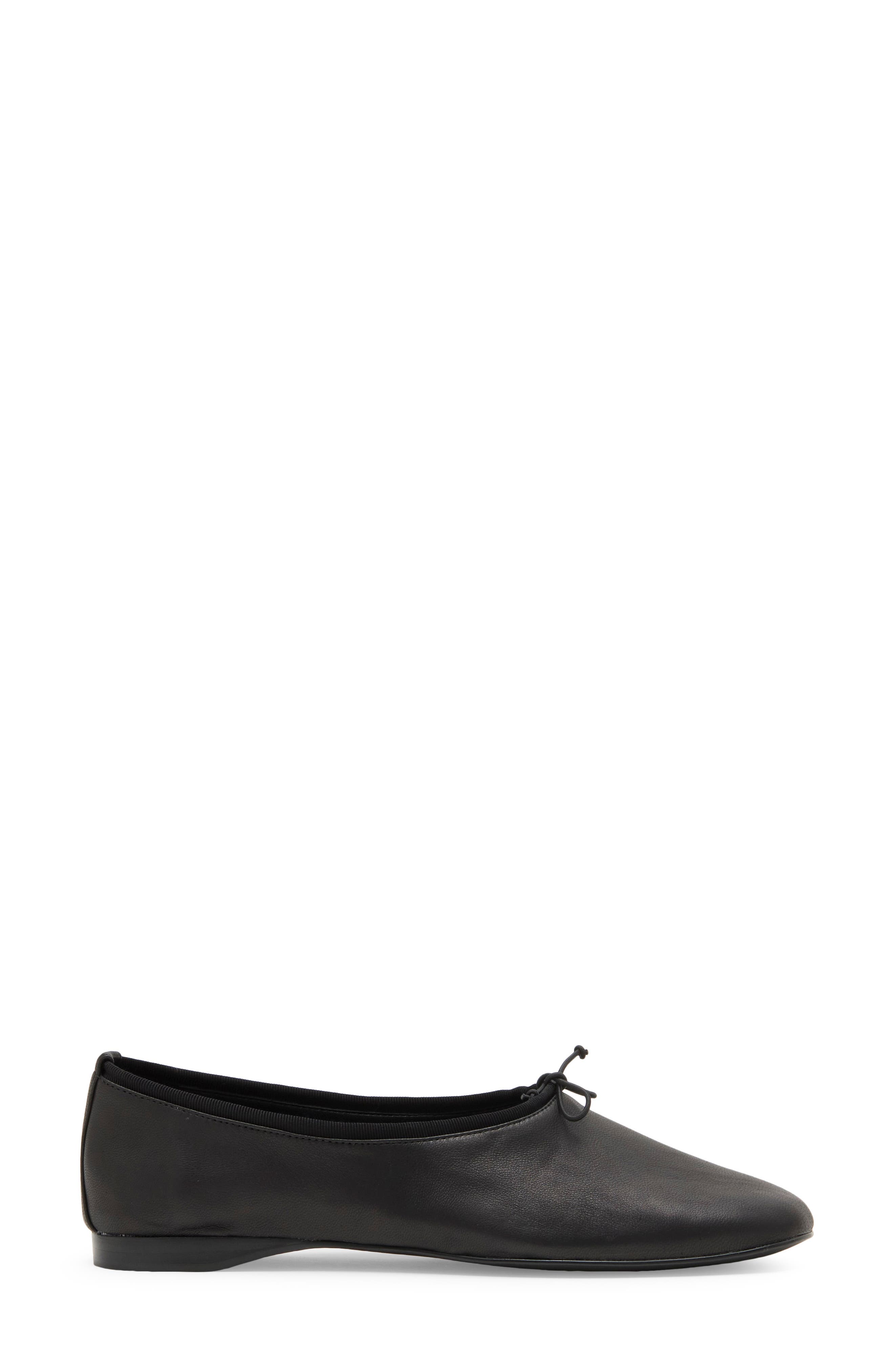 Outing Ballet Flat, Alternate, color, BLACK